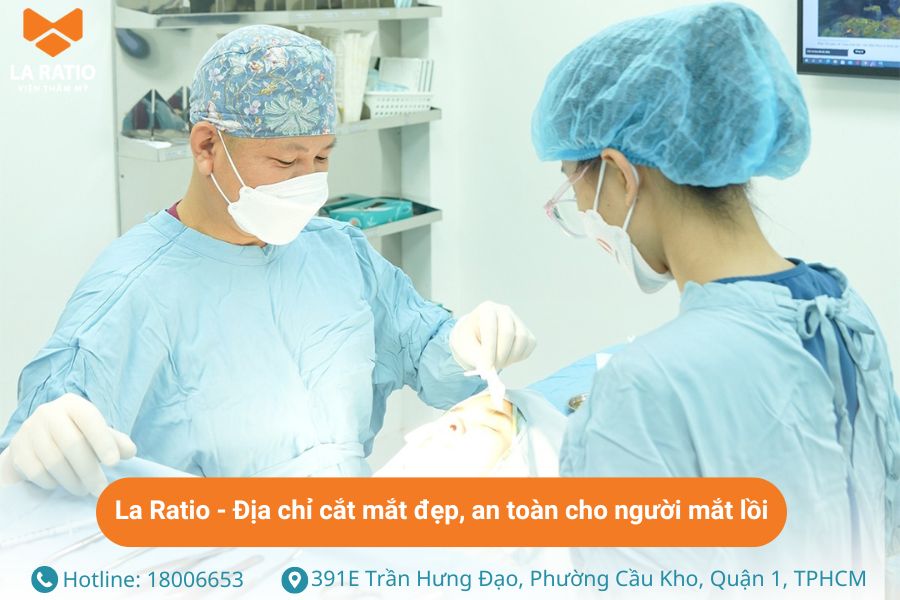 La Ratio là đơn vị cắt mí mắt uy tín, đã từng thực hiện rất nhiều ca khó La Ratio là đơn vị cắt mí mắt uy tín, đã từng thực hiện rất nhiều ca khó