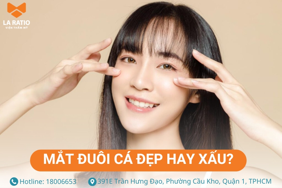 Mắt đuôi cá đẹp hay xấu còn tùy thuộc vào quan điểm của từng người và sự hài hòa với gương mặt Mắt đuôi cá đẹp hay xấu còn tùy thuộc vào quan điểm của từng người và sự hài hòa với gương mặt