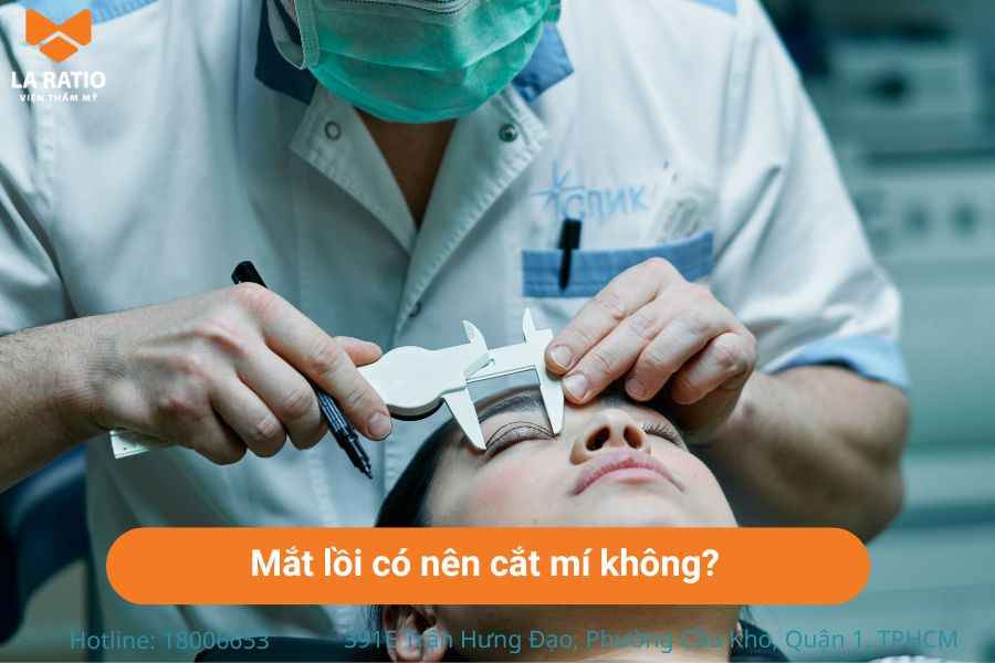 Mắt lồi có nên cắt mí không? Mắt lồi vẫn có thể cắt mí nhưng nên tìm đơn vị uy tín Mắt lồi có nên cắt mí không? Mắt lồi vẫn có thể cắt mí nhưng nên tìm đơn vị uy tín