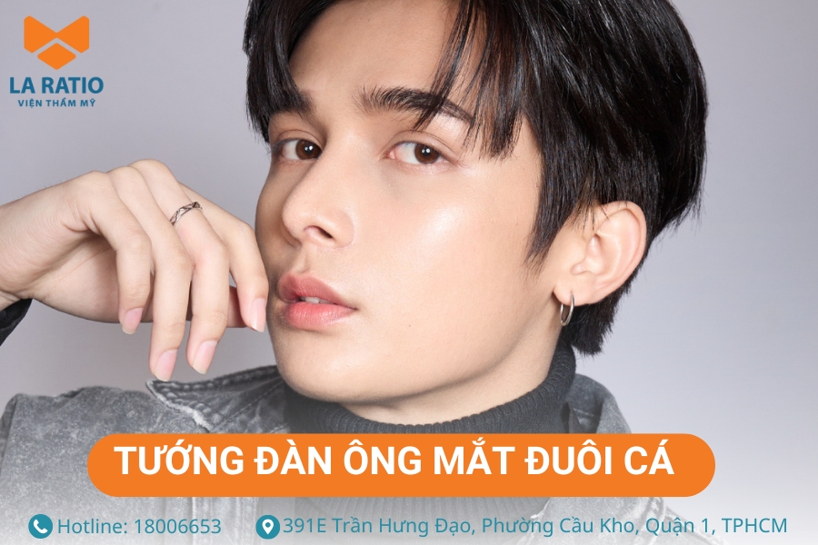 Nam giới mắt đuôi cá được xem là “tướng phúc hậu có mưu trí”, nên thường gặp may mắn trong công việc Nam giới mắt đuôi cá được xem là “tướng phúc hậu có mưu trí”, nên thường gặp may mắn trong công việc