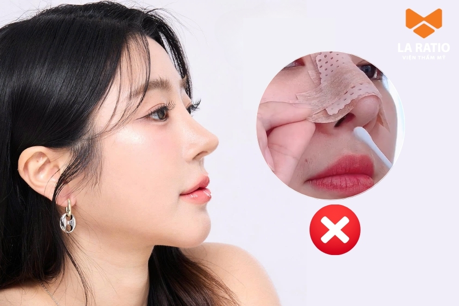 Nâng mũi không băng nẹp là gì? Kỹ thuật nâng mũi hiện đại, không sử dụng nẹp cứng cố định mũi sau nâng Nâng mũi không băng nẹp là gì? Kỹ thuật nâng mũi hiện đại, không sử dụng nẹp cứng cố định mũi sau nâng