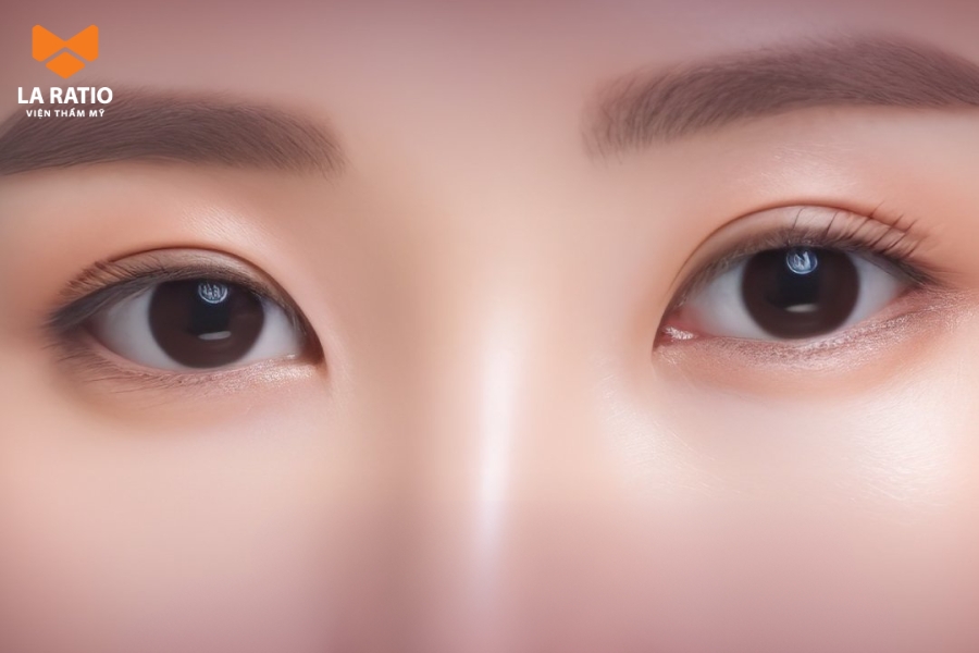 Mắt chim én có đuôi mắt rõ, không quá dài cũng không quá ngắn Mắt chim én có đuôi mắt rõ, không quá dài cũng không quá ngắn