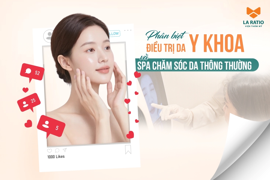 Phân biệt điều trị da y khoa và spa chăm sóc da thông thường Phân biệt điều trị da y khoa và spa chăm sóc da thông thường